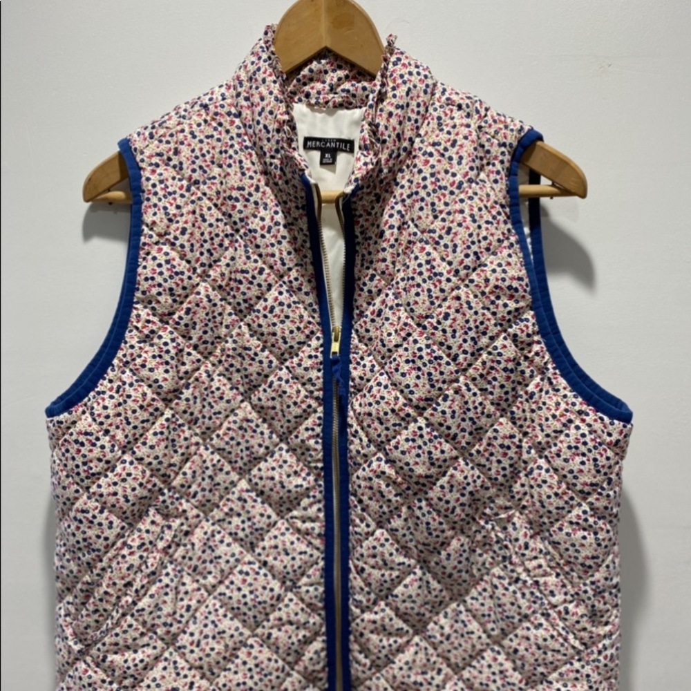 J Crew Mercantile quilted vest size XL